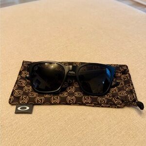 Rare Oakley Shaun White Black Sunglasses with Pouch